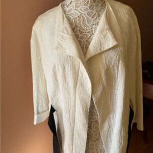 Zara Basic Collection Cream Jacket
